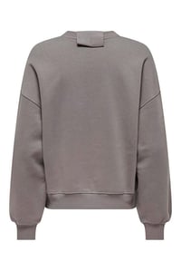 Only ONLSOFIA L/S WORD O-NECK SWT Gri Kadın Sweatshirt 15329876