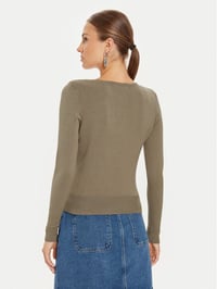 Only ONLVENICE LIFE LS VNECK PULLO KNT NOOS Gri Kadın Kazak 15333990