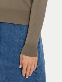 Only ONLVENICE LIFE LS VNECK PULLO KNT NOOS Gri Kadın Kazak 15333990