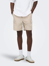 Only&Sons ONSKAL CARGO 0287 SHORTS Bej Erkek Şort 22033342