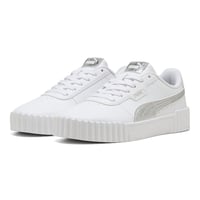Puma Carina 3.0 Metallic Whisper Beyaz Kadın Günlük Spor Ayakkabı