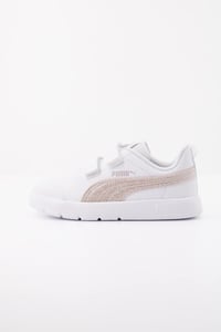 Puma Courtflex V3 Glitz V Inf Beyaz Kız Çocuk Günlük Spor Ayakkabı