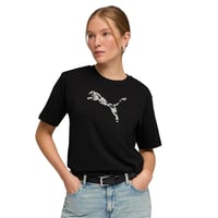 Puma ESS GRAPHIC Animal Tee Siyah Kadın T-Shirt 69182101