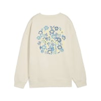 Puma ESS NATURE 2.0  Crew Beyaz Kadın Sweatshirt 68807887