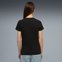 Puma ESS SCRIPT Tee Siyah Kadın T-Shirt 69176001