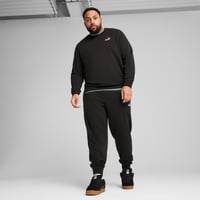 Puma ESS Small No. 1 Logo Crew Siyah Erkek Sweatshirt 68256401
