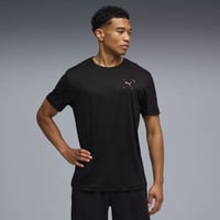 Puma M Run Illustration Graphic T Siyah Erkek T-Shirt 52844601
