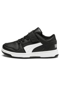 Puma Pm Rebound Layup Lo SL V PS Siyah Erkek Çocuk Günlük Spor Ayakkabı