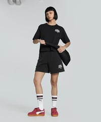 Puma PUMA CLASS Relaxed Crop Tee Siyah Kadın T-Shirt 68503001