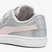 Puma PumaSmash 3.0 Glit Glam V In Gri Kız Çocuk Günlük Spor Ayakkabı