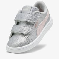 Puma PumaSmash 3.0 Glit Glam V In Gri Kız Çocuk Günlük Spor Ayakkabı
