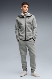 Puma PUMATECH Full-Zip Hoodie Gri Erkek Sweatshirt 69395103