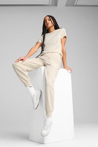 Puma SCRIPT Comfort Sweatpants Beyaz Kadın Eşofman Alt 68498587