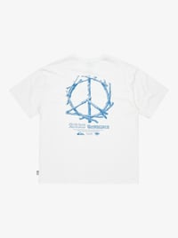 Quiksilver HW TREE CONNECTION SS Beyaz Erkek T-Shirt EQYZT08034-WBK0