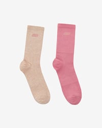 Skechers 3'lü Paket Essential Bilekli Çorap Pembe Kadın Çorap