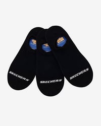 Skechers 3'lü Paket Essential Bileksiz  Çorap Siyah Unisex Çorap
