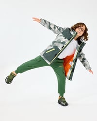 Skechers B Outerwear Padded Jacket Gri Erkek Çocuk Mont SK242025-040
