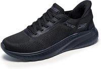 Skechers BOBS SQUAD CHAOS SOLID STEP Siyah Erkek Günlük Spor Ayakkabı