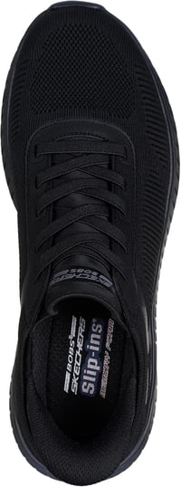 Skechers BOBS SQUAD CHAOS SOLID STEP Siyah Erkek Günlük Spor Ayakkabı