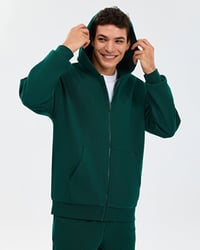Skechers M Essential Full Zip Hoodie Sweatshirt Yeşil Erkek Sweatshirt S2610014-4222