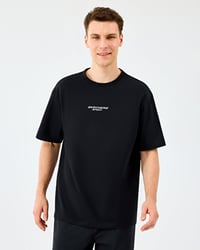 Skechers M Graphic Tee Reflect Logo Oversize T-Shirt Siyah Erkek T-Shirt S231094-3817