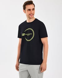 Skechers M Lightweight Graphic Tee T-Shirt Siyah Erkek T-Shirt S2510161-001