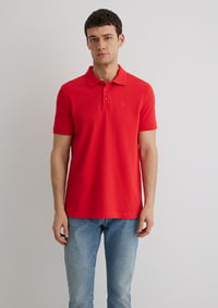 Skechers POLO TİŞÖRT Kırmızı Kırmızı Erkek T-Shirt M064946-70471
