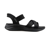 Skechers ULTRA FLEX 3.0 - NEVER BETTER Siyah Kadın Sandalet 119975-BBK