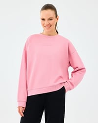 Skechers W Essential Crewneck Sweatshirt Pembe Kadın Sweatshirt S2610011-0744