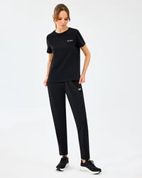 Skechers W Light Fabric T-Shirt Siyah Kadın T-Shirt S2520239-3817