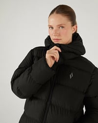 Skechers W OUTERWEAR PUFFER JACKET Siyah Kadın Ceket S242132-001