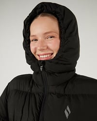 Skechers W OUTERWEAR PUFFER JACKET Siyah Kadın Ceket S242132-001