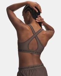 Under Armour Crossback Mid Bra Kahverengi Kadın Sporcu Sütyeni (Bra) 1361034-200