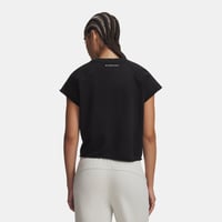 Under Armour Icon Wm Cut Off Ss Siyah Kadın T-Shirt 6013538-008