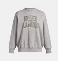 Under Armour Rival Flc OS Varsity Crew Gri Kadın Sweatshirt 6007880-014