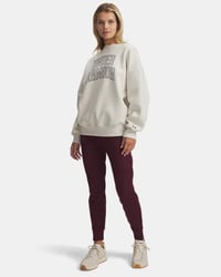 Under Armour Rival Flc OS Varsity Crew Beyaz Kadın Sweatshirt 6007880-110