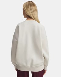 Under Armour Rival Flc OS Varsity Crew Beyaz Kadın Sweatshirt 6007880-110