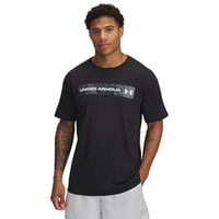 Under Armour UA CAMO CHEST STRIPE SS Siyah Erkek T-Shirt 1376830-002