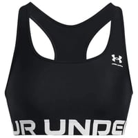 Under Armour UA HG Mid Branded Siyah Kadın Sporcu Sütyeni (Bra) 1383544-001