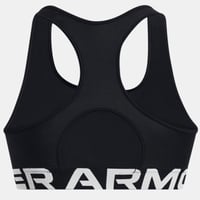 Under Armour UA HG Mid Branded Siyah Kadın Sporcu Sütyeni (Bra) 1383544-001