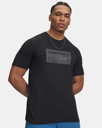 Under Armour Ua M Box Wm Label Ss Siyah Erkek T-Shirt 6017350-001