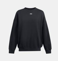 Under Armour UA Rival Fleece OS Crew Siyah Kadın Sweatshirt 1386463-001