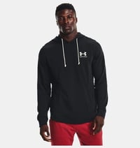 Under Armour UA Rival Terry LC HD Siyah Erkek Sweatshirt 1370401-001