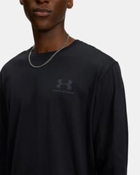 Under Armour Ua Sportstyle Left Chest Ls Siyah Erkek T-Shirt 1329585-002