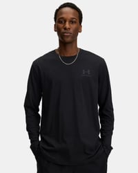 Under Armour Ua Sportstyle Left Chest Ls Siyah Erkek T-Shirt 1329585-002
