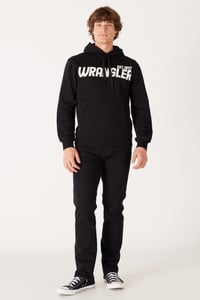 Wrangler Kapüşonlu Sweatshirt Siyah Erkek Sweatshirt W232257001