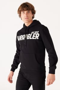 Wrangler Kapüşonlu Sweatshirt Siyah Erkek Sweatshirt W232257001