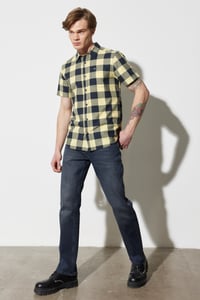 Wrangler Texas Jean  Pantolon Siyah Erkek Kot Pantolon W121026001