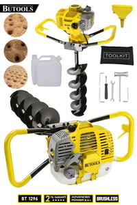 14000 Rpm Benzinli Motorlu Toprak Burgu Toprak Delme Makinesi