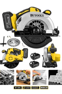 21 V Platinum Akülü Çelik Şanzuman Şarjlı Ahşap Sunta Ağaç Kesme Makinası Daire Testere